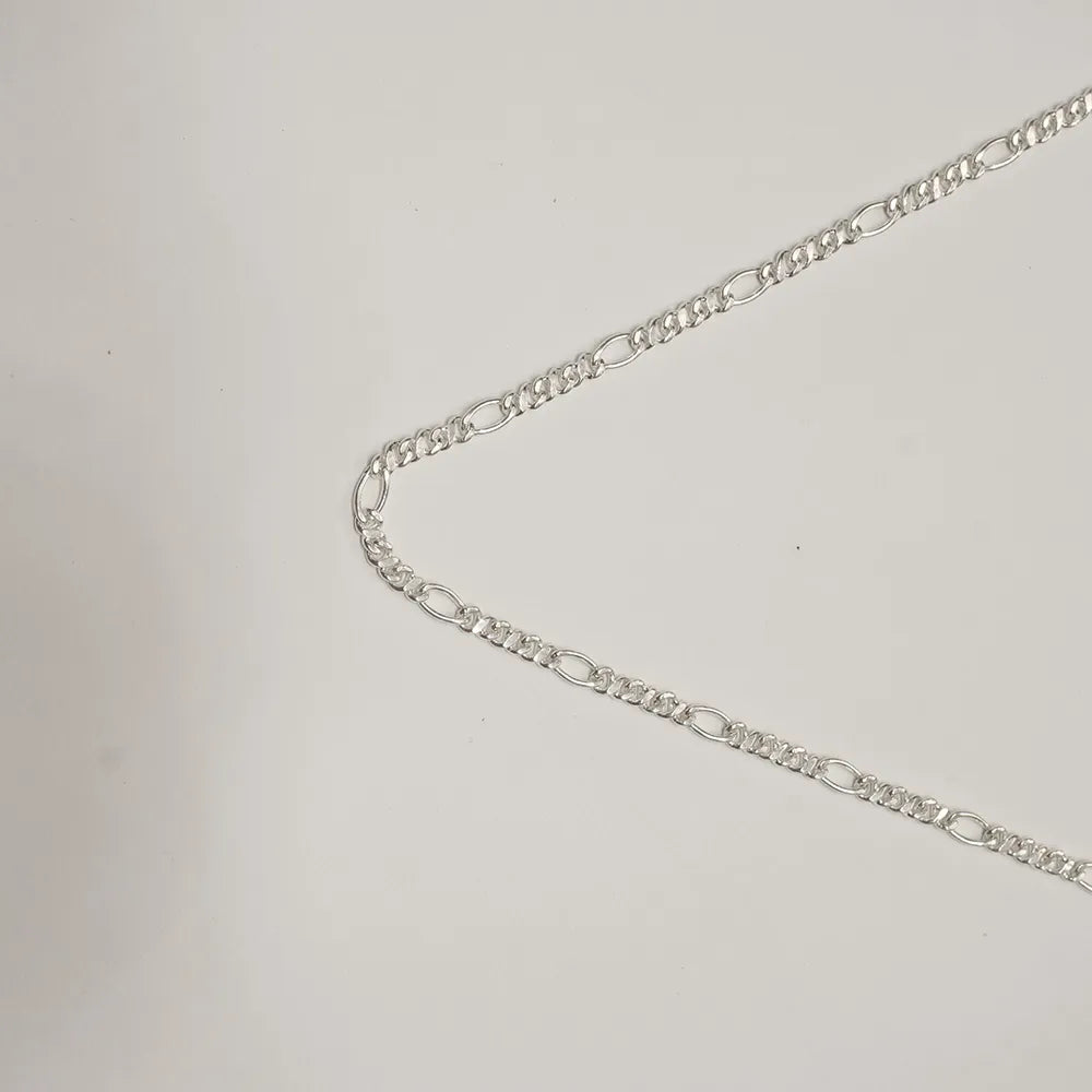 Lavsh  Silver Chain for Men - Neck Chain for Men