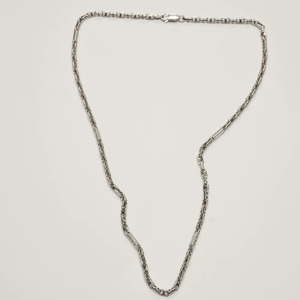 Mens Designer Linked silver Chain JL PT CH 824
