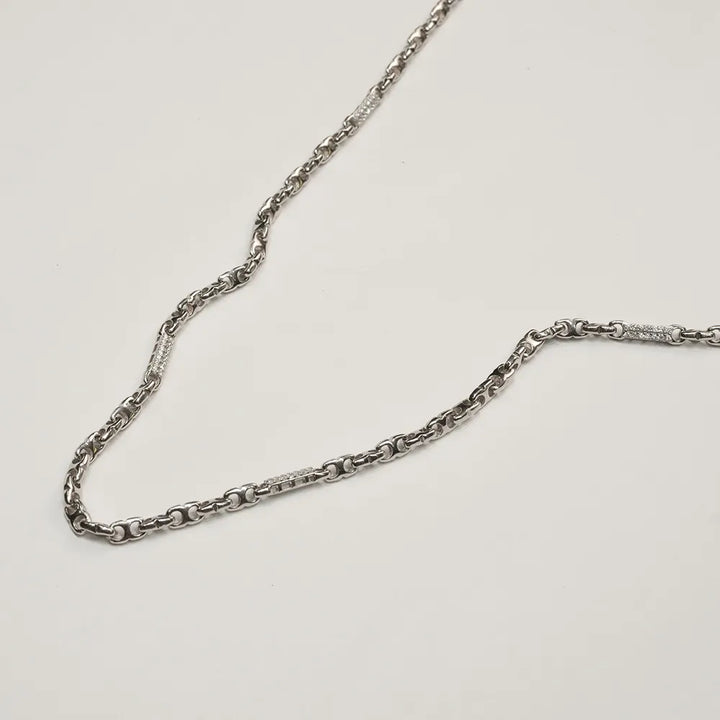 Mens Designer Linked silver Chain JL PT CH 824