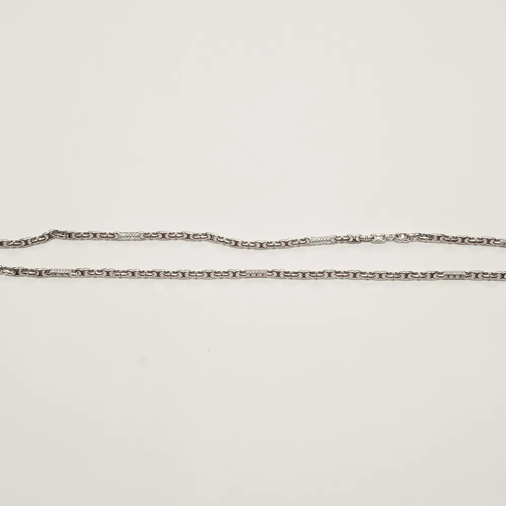 Mens Designer Linked silver Chain JL PT CH 824