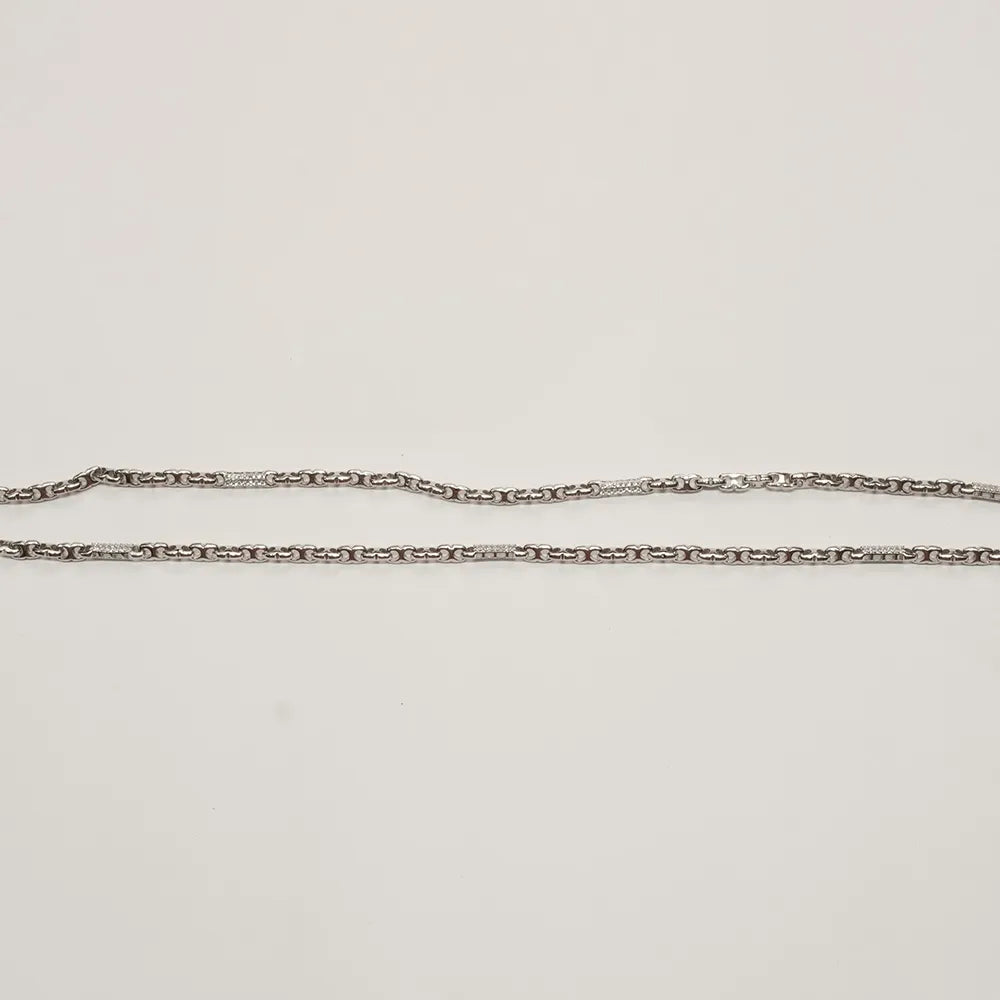 Mens Designer Linked silver Chain JL PT CH 824