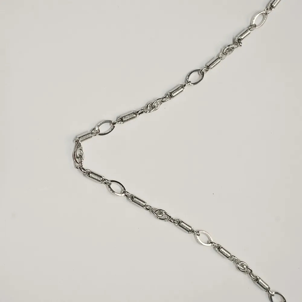 Boys Designer Linked silver Chain JL PT CH