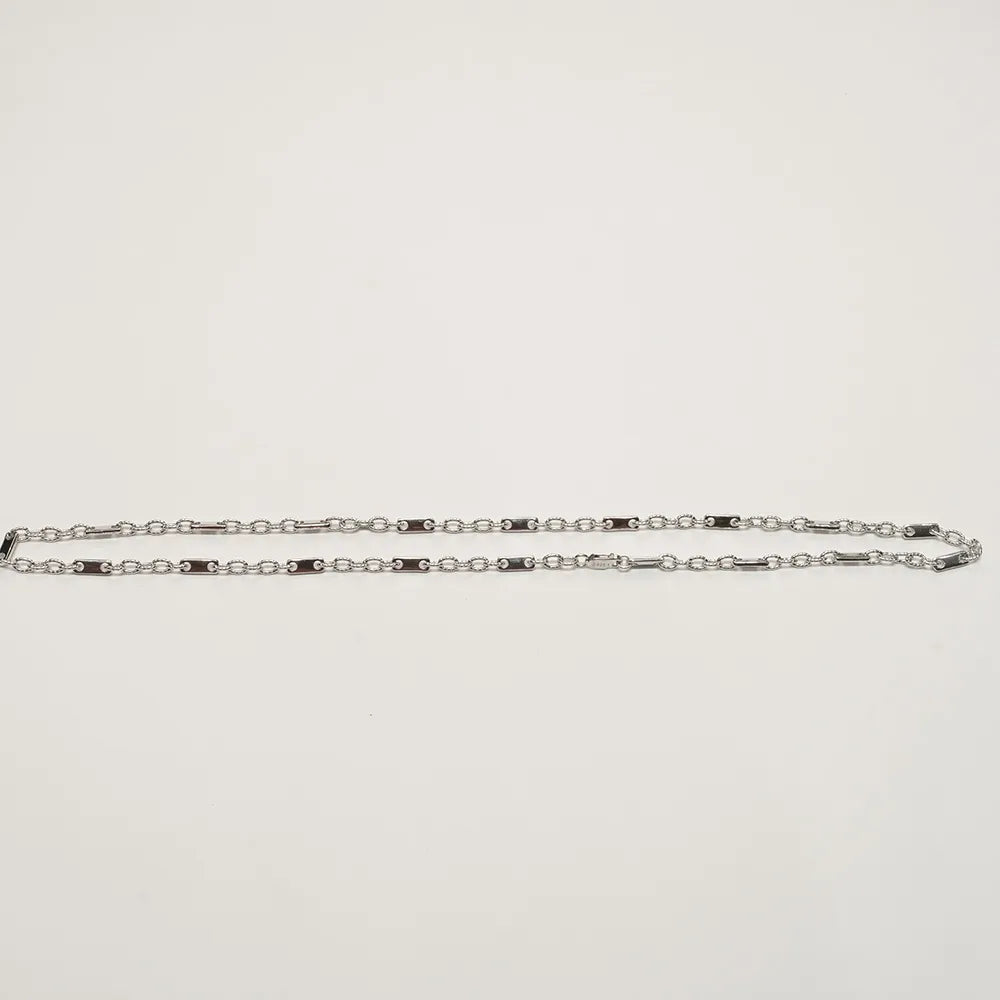 Silver Shine Men Silver-Plated Handcrafted Chain
