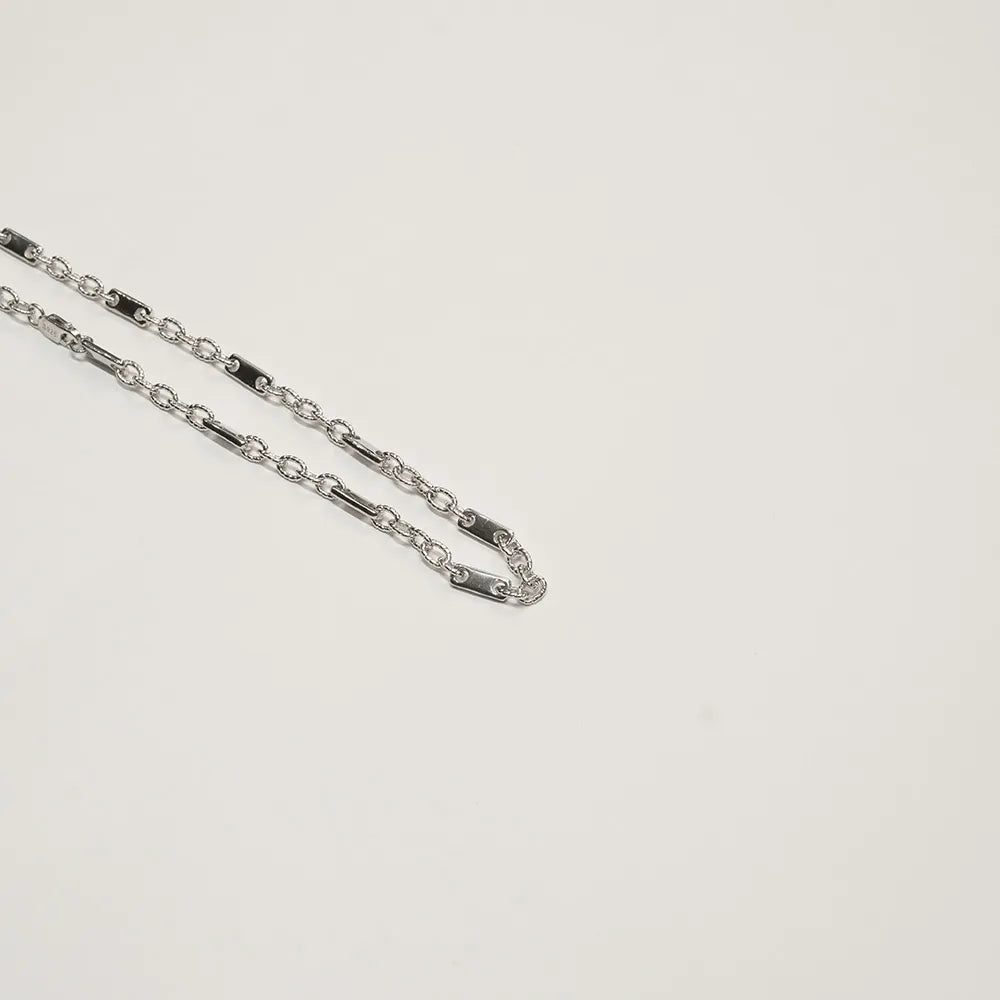 Solid silver chain with Lobster Clasp Closure