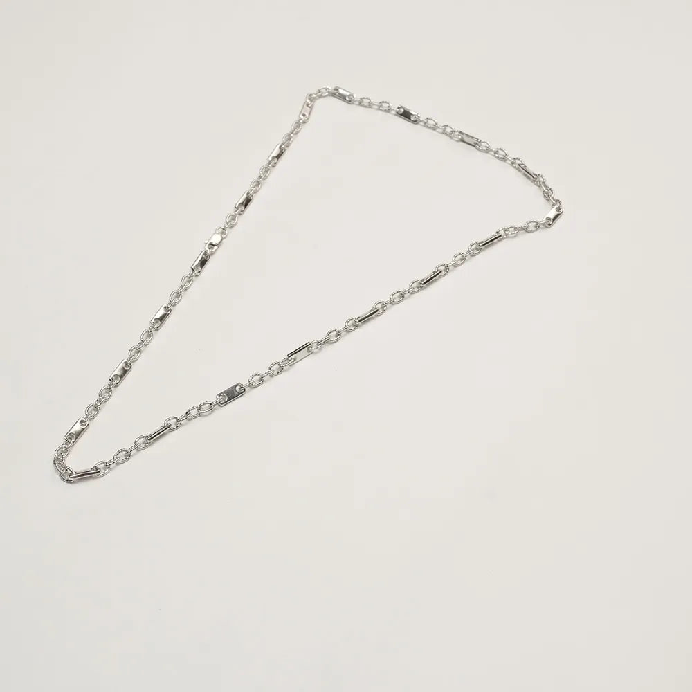 Solid silver chain with Lobster Clasp Closure