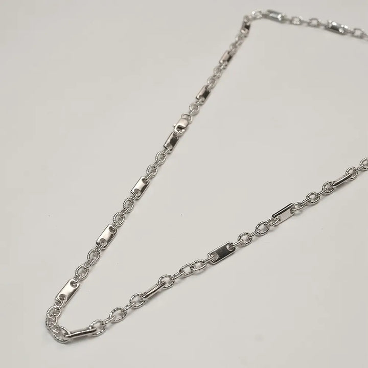 Solid silver chain with Lobster Clasp Closure