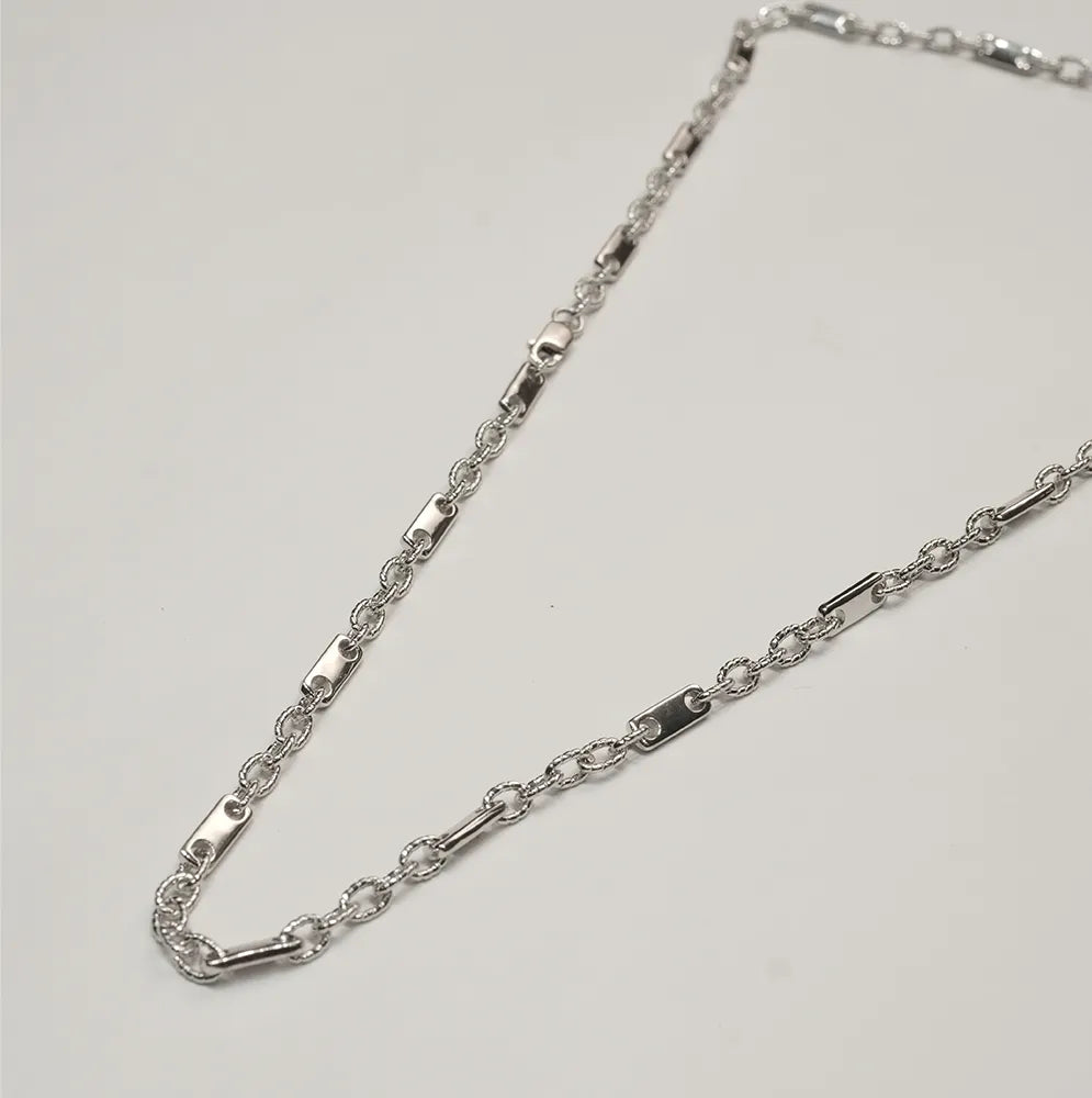 Silver Shine Men Silver-Plated Handcrafted Chain