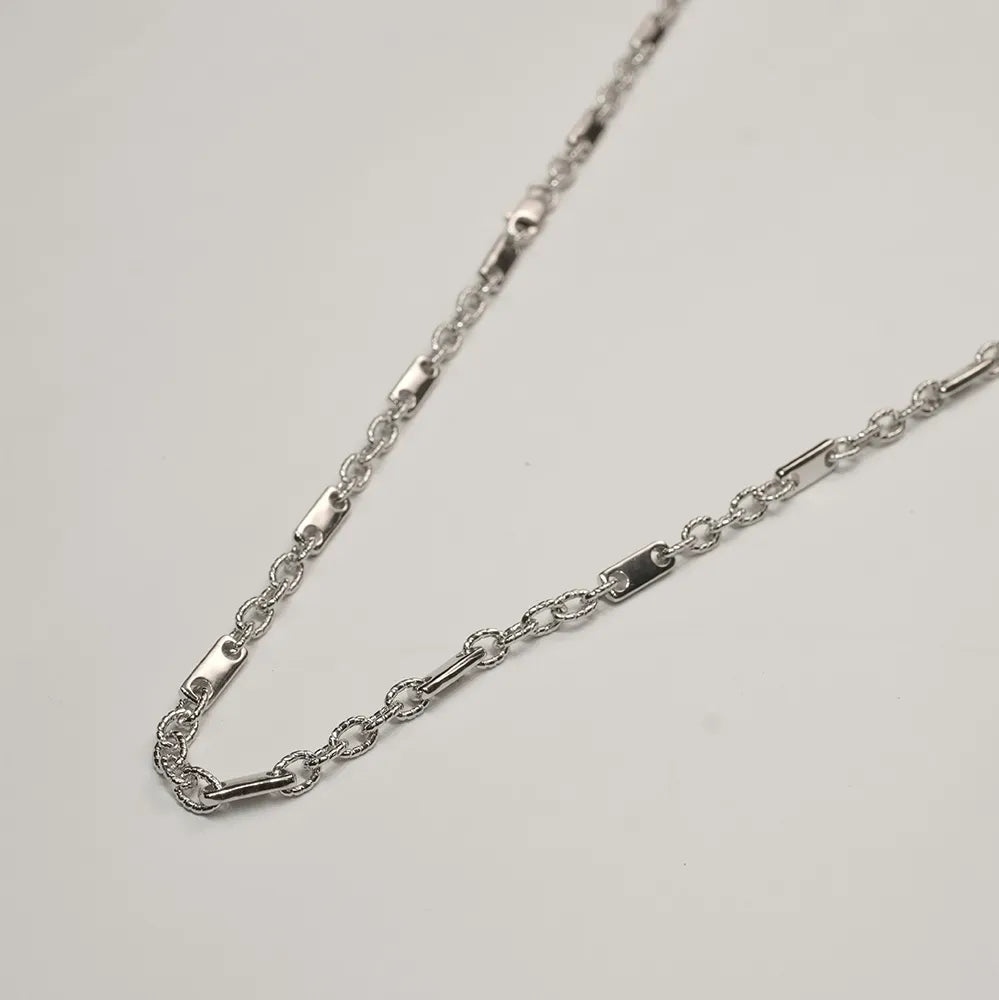 Silver Shine Men Silver-Plated Handcrafted Chain