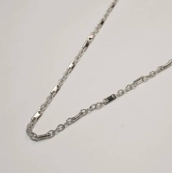 Silver Shine Men Silver-Plated Handcrafted Chain