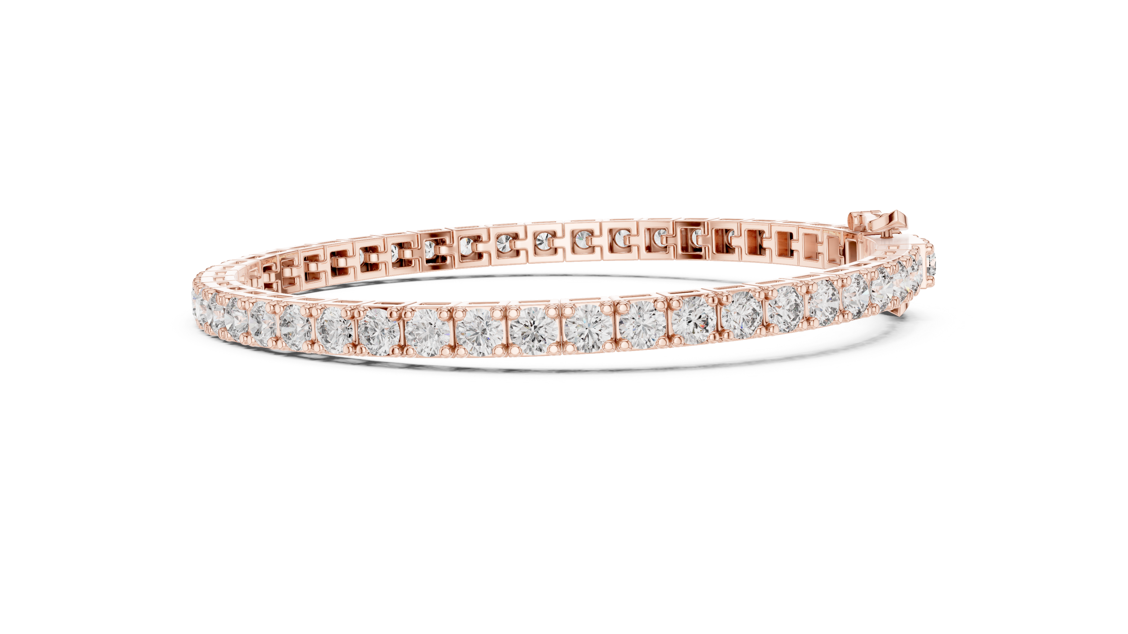 The Infinite Sparkle: Sterling Silver & Lab-Grown Diamond Bracelet