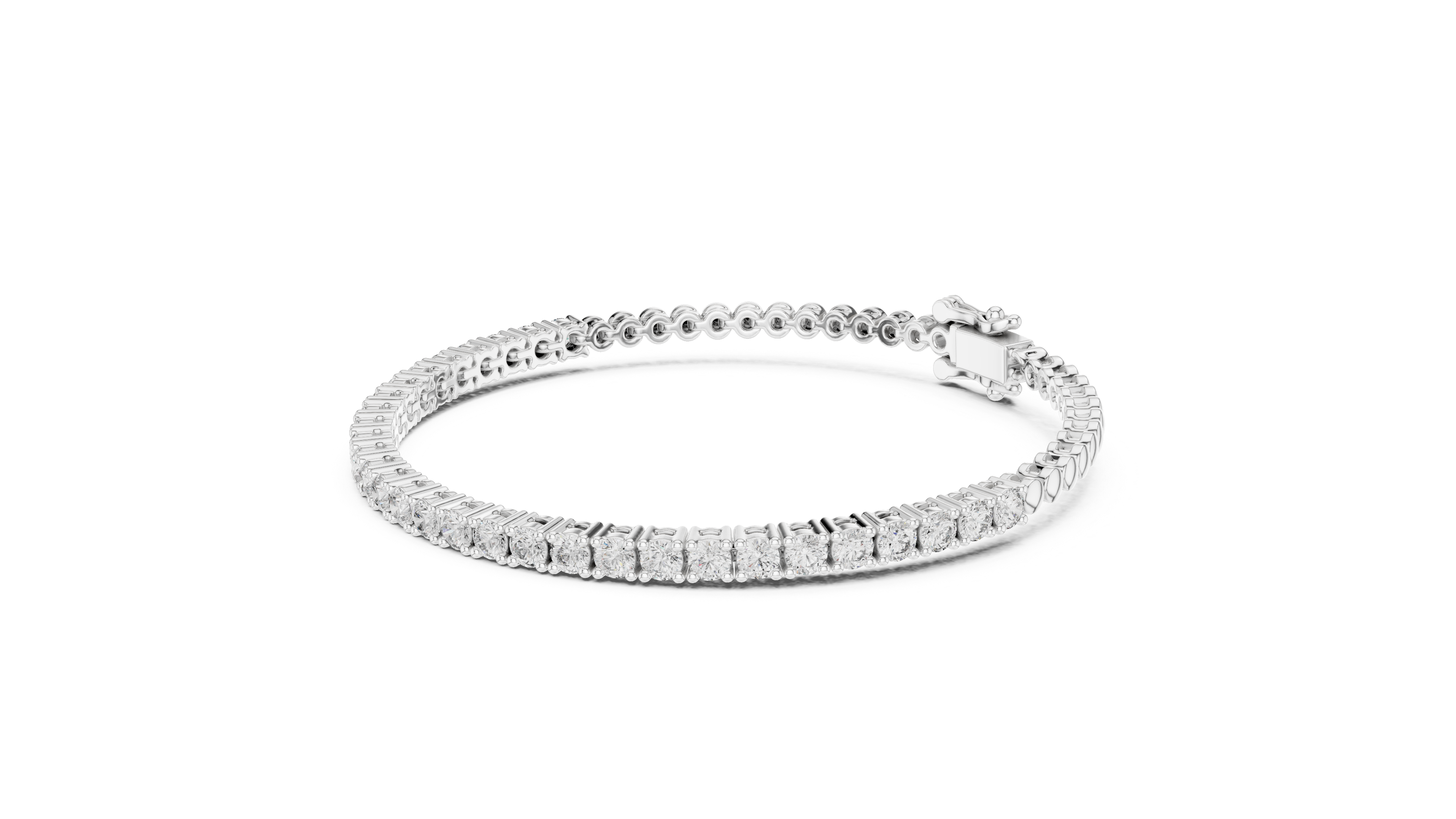 The "Luna" Mixed-Media Diamond Bracelet – Lab-Grown Sparkle