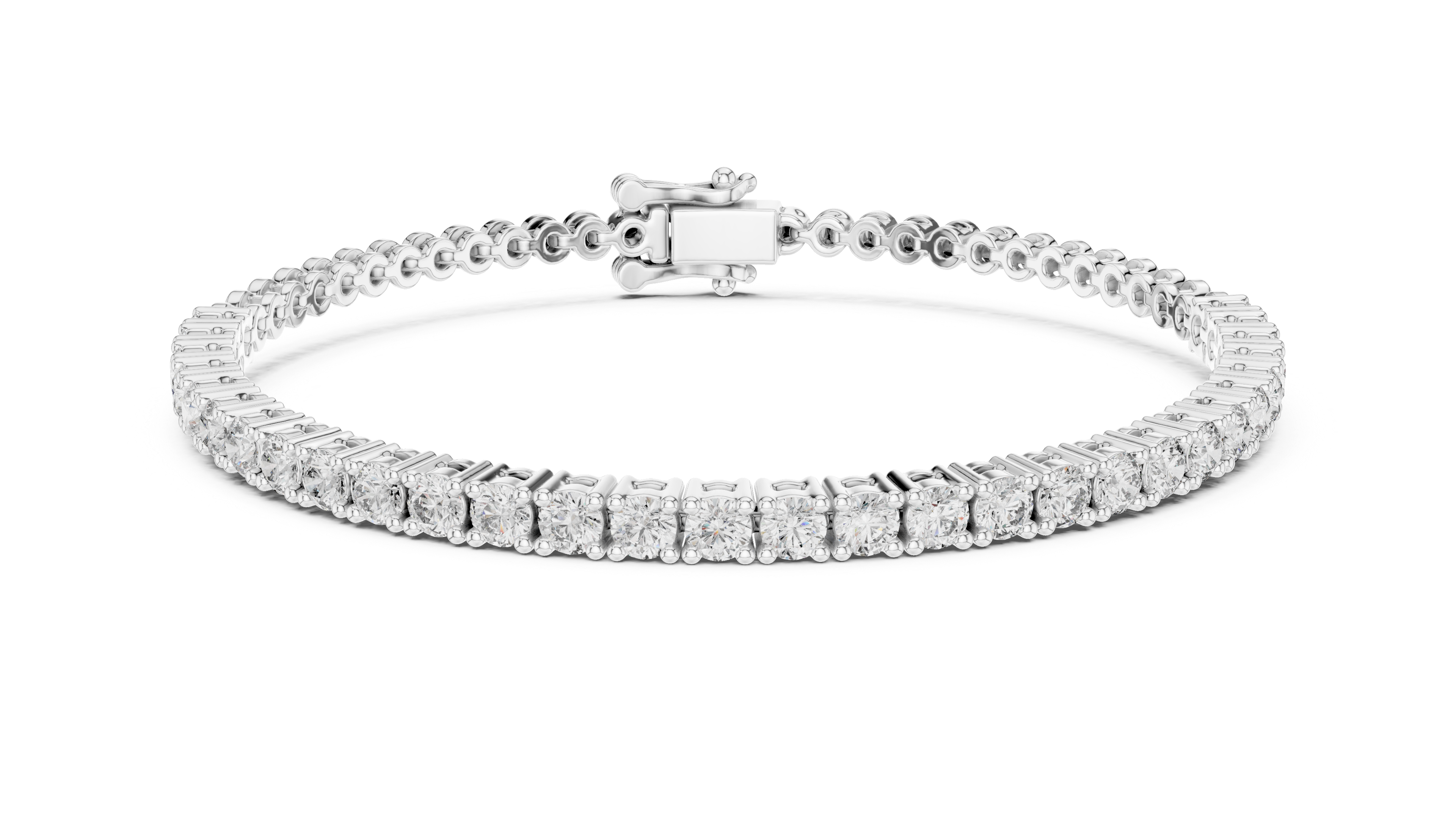 The "Luna" Mixed-Media Diamond Bracelet – Lab-Grown Sparkle