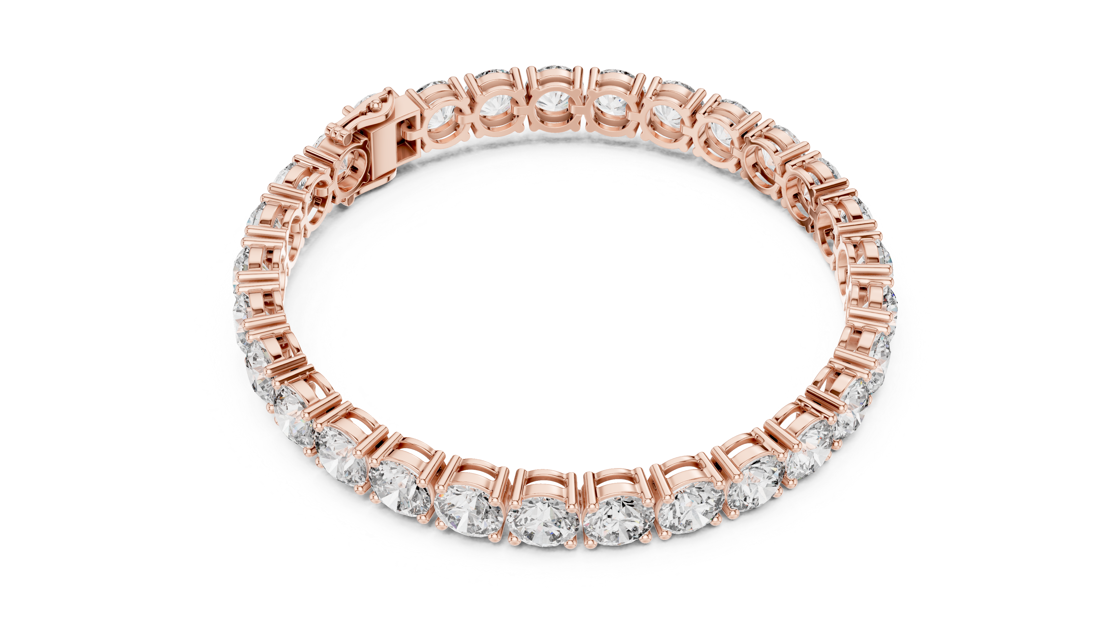Elevate your everyday elegance with our stunning Lab-Grown Diamond Tennis Bracelet.