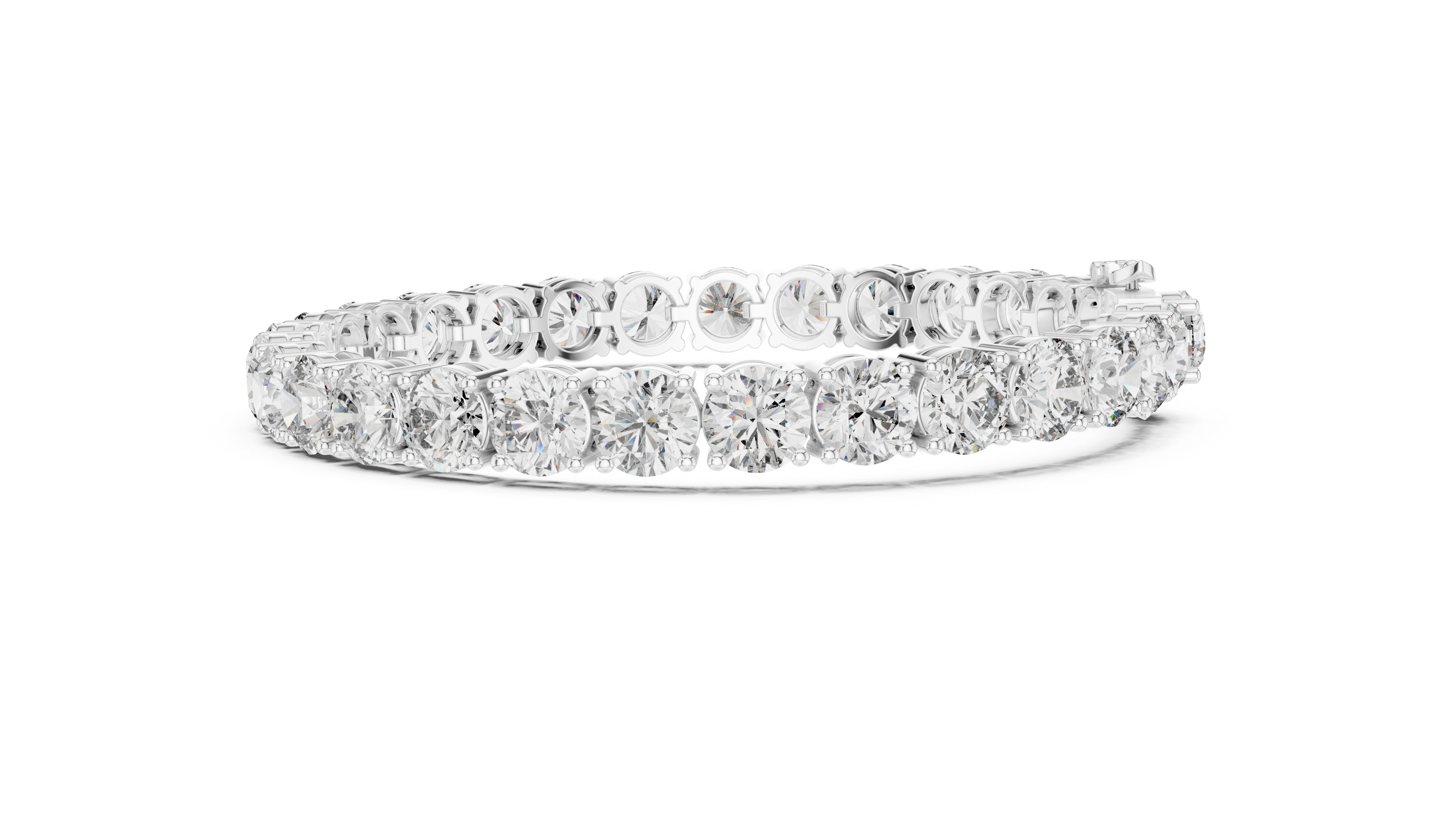 Elevate your everyday elegance with our stunning Lab-Grown Diamond Tennis Bracelet.