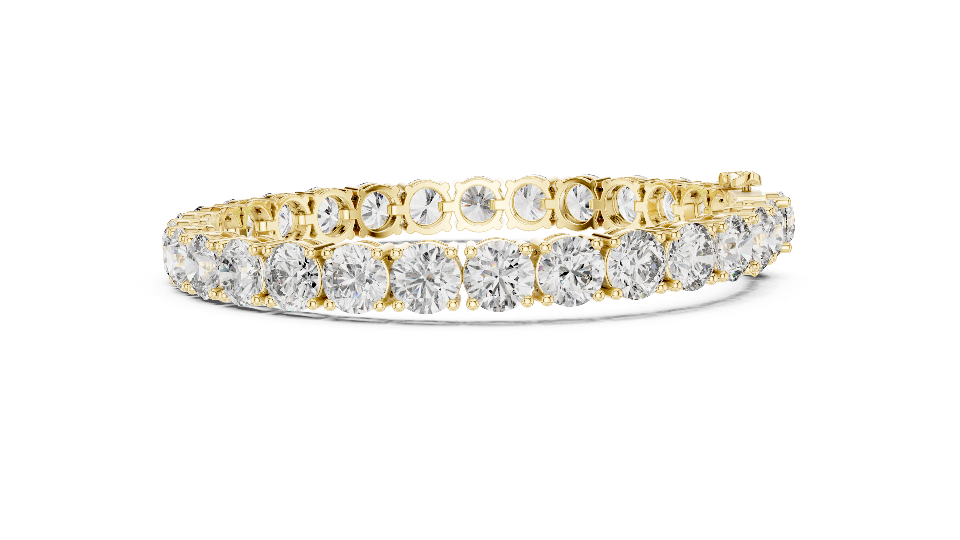 Elevate your everyday elegance with our stunning Lab-Grown Diamond Tennis Bracelet.