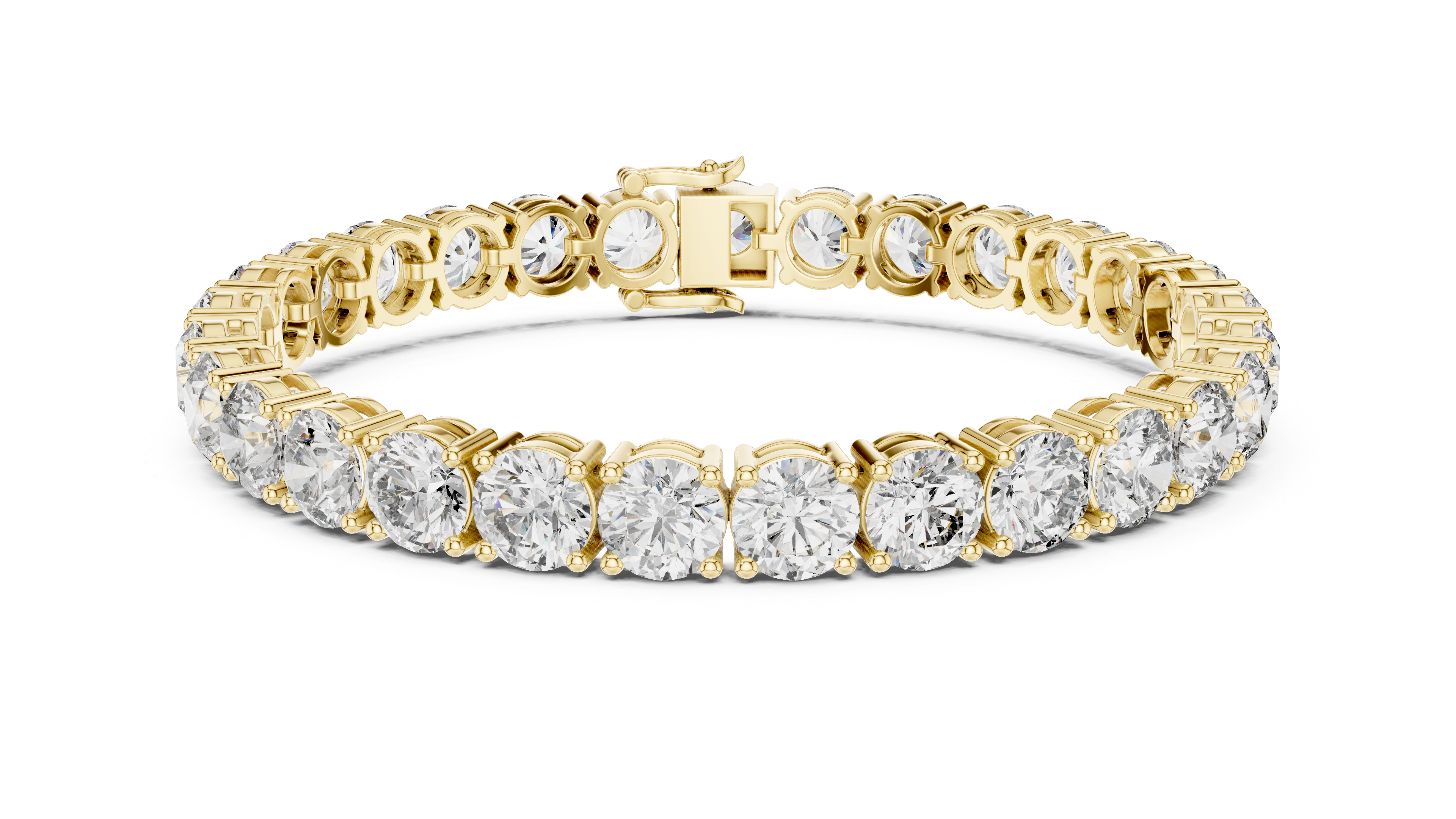 Elevate your everyday elegance with our stunning Lab-Grown Diamond Tennis Bracelet.