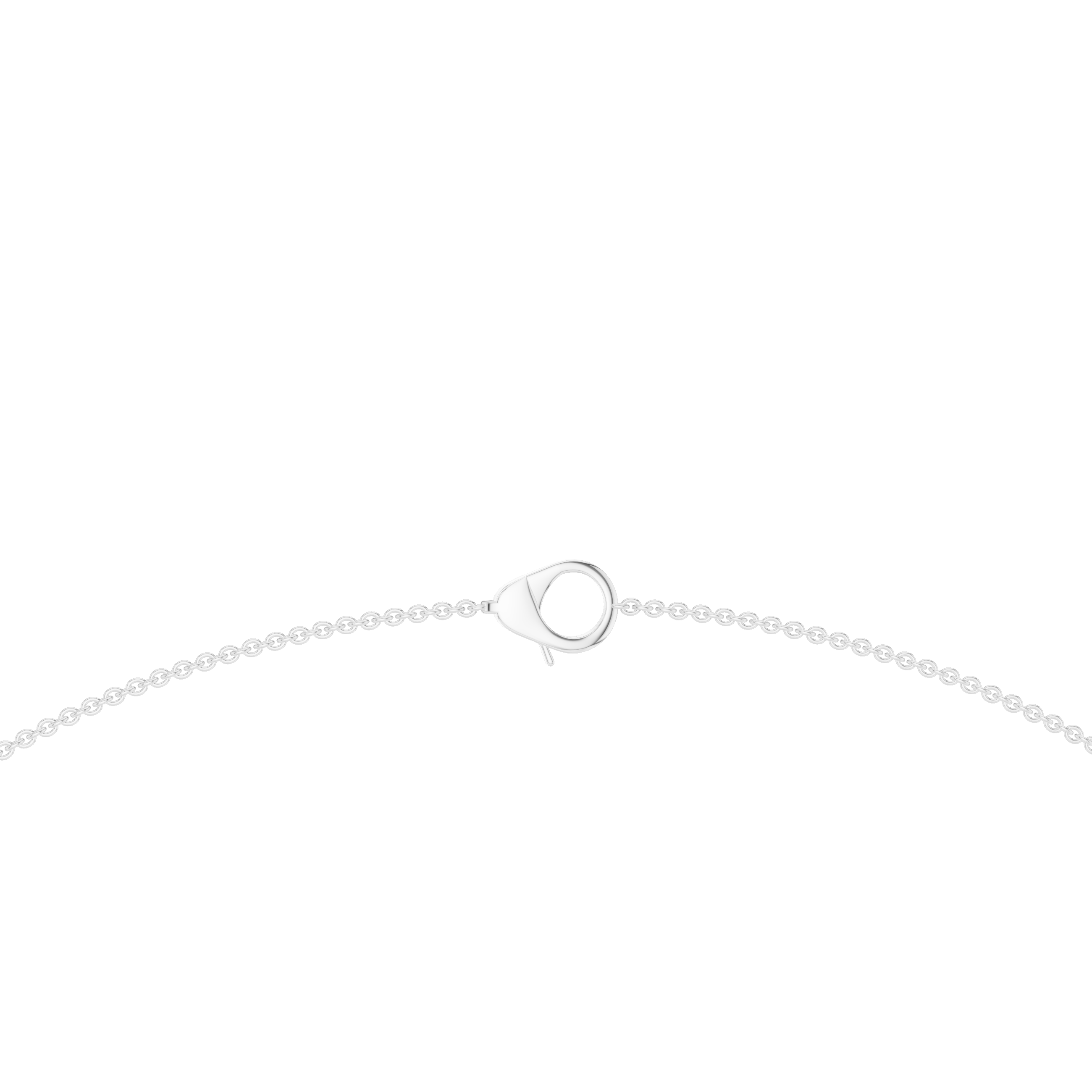 Mixed-Shape Lab-Grown Diamond Station Necklace in Sterling Silver