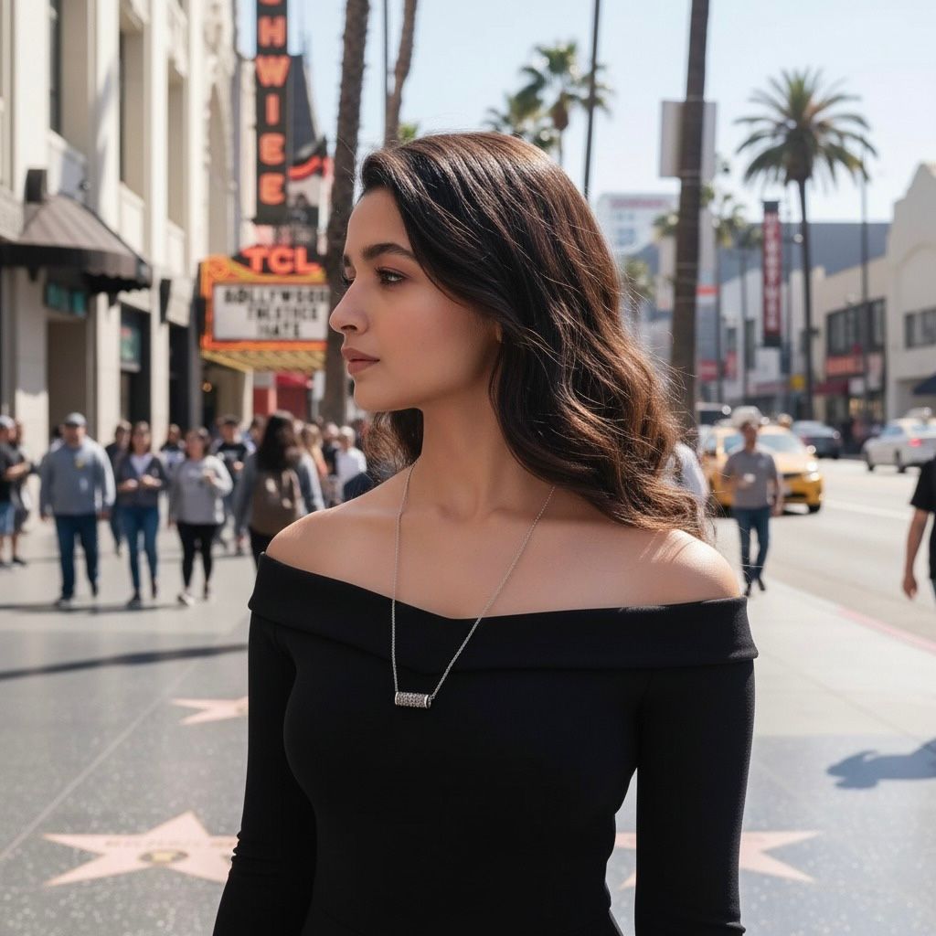 Black Diamond Girls Necklace