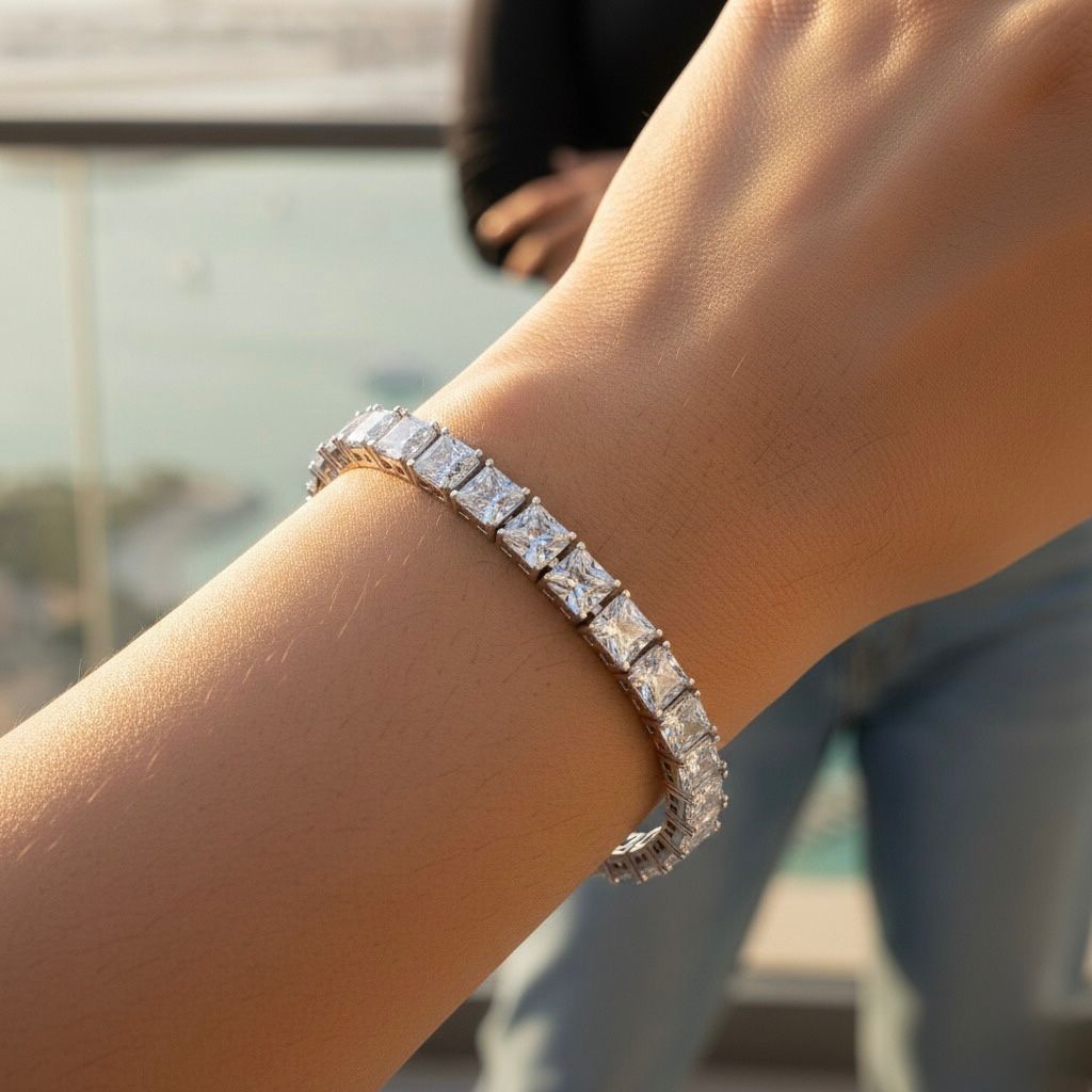 PRINCESS DIAMOND BRACLET